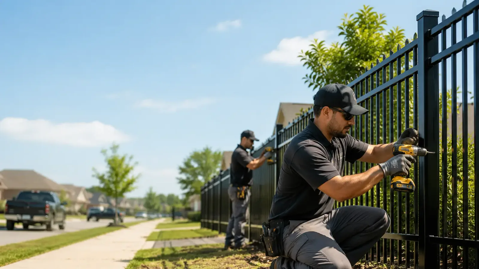 Metal Fence Installation in Bayside, TX